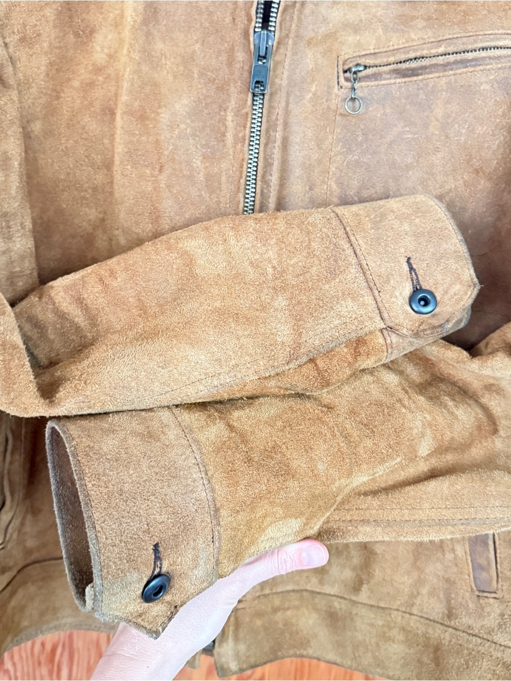 Schott NYC Perfecto 370 “Duke” Premium Rough Out Suede Classic Leather Jacket - Picture 7 of 17